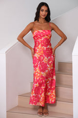 Sternennebel Midikleid Rosa