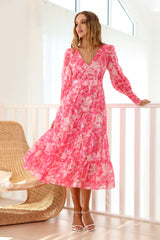 Into Heaven Maxikleid Pink