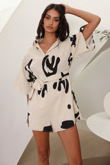 Wander Into Possibilities Jumpsuit Beige