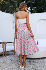HELLO MOLLY Picknick im Sommer Maxirock Rosa