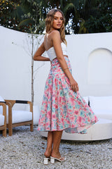 HELLO MOLLY Picknick im Sommer Maxirock Rosa