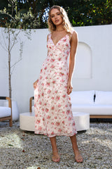 Maxikleid "Be Somebody" Rosa