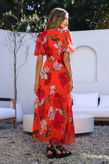 This Love Of Mine Maxikleid Orange