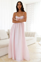 Darling Dear Maxi-Kleid Pink