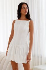 Zartes Mini-Kleid Weiß
