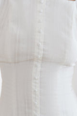 Zartes Mini-Kleid Weiß