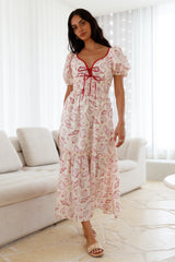 Sweet Awakening Maxikleid Rot