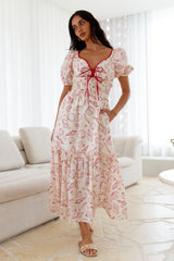 Sweet Awakening Maxikleid Rot