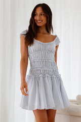 Ocean Breath Minikleid Blau