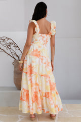 Regella Maxikleid Gelb