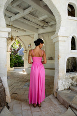 FORTUNATE ONE Maxikleid für verliebte Paare in Rosa