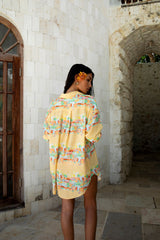 FORTUNATE ONE Venice Hemd Casablanca Print