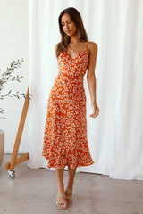 Love Arrow Maxikleid Orange