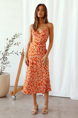 Love Arrow Maxikleid Orange