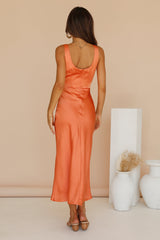 When You Breathe Maxi-Kleid Orange