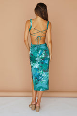 Aloe Relief Maxikleid