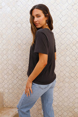 LEE Classic T-Shirt Off-Kilter Schwarz