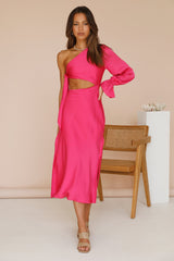 Hold Your Shine Maxikleid Pink