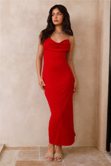 Maxikleid „Karibische Brise“ Rot