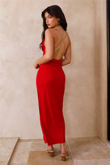 Maxikleid „Karibische Brise“ Rot