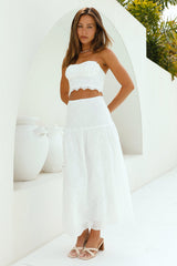 Genieße den Daylight Maxirock Weiß