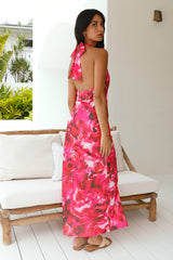 Jet Set Maxi-Kleid Pink