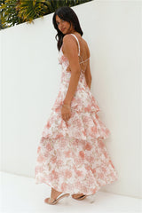 Foolish One Maxikleid Rosa