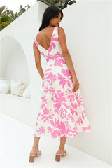 Midikleid „Sunset Sorbet“ in Pink