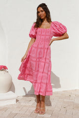 Got It Handled Maxikleid Rosa