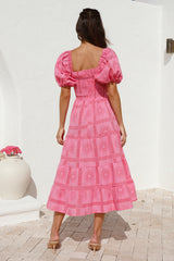 Got It Handled Maxikleid Rosa