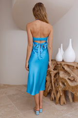 Wunderschönes Midi-Kleid in Blau