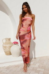 Maxikleid „Let Me In“, Orange