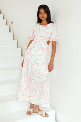 Maxikleid „On The Move“ Pink