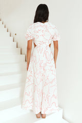 Maxikleid „On The Move“ Pink