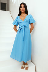 Days Far Away Midikleid Blau