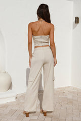 Haben meine Wort-Hosen Beige