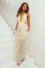 HELLO MOLLY Fashion Forward Maxikleid Gelb