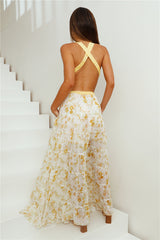 HELLO MOLLY Fashion Forward Maxikleid Gelb