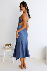 Maxikleid „Touch The Sky“ Blau