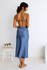 Maxikleid „Touch The Sky“ Blau
