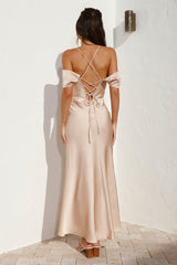 Pour Moi Maxikleid Champagner