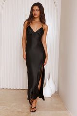 Maxikleid „Old City Roads“ Schwarz