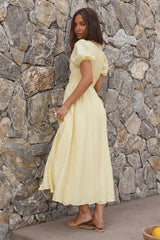 Maxikleid "Busy Bee" Gelb