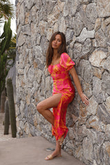 Maxikleid "Lovers Balcony" Orange
