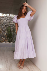 Adela Maxikleid Flieder