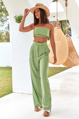Solaris Crop Top Grün