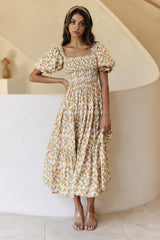 Land And Sky Maxikleid Gelb
