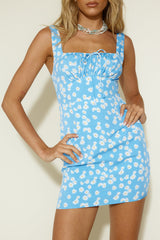 Make Me Blush Kleid Blau