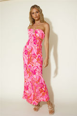 Sommer-Maxikleid Pink