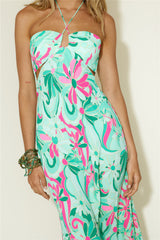 Maxikleid Sommerausflug Grün
